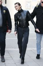 BELLA HADID Out in Milan 02/21/2019
