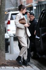 BELLA HADID Out in New York 02/06/2019