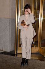 BELLA HADID Out in New York 02/06/2019