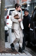 BELLA HADID Out in New York 02/06/2019
