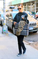 BELLA HADID Out in New York 02/10/2019