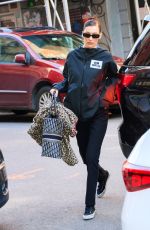 BELLA HADID Out in New York 02/10/2019
