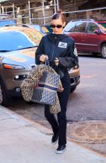 BELLA HADID Out in New York 02/10/2019