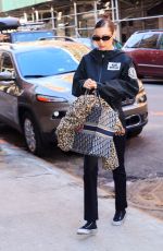 BELLA HADID Out in New York 02/10/2019