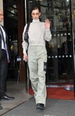 BELLA HADID Out in Paris 02/28/2019