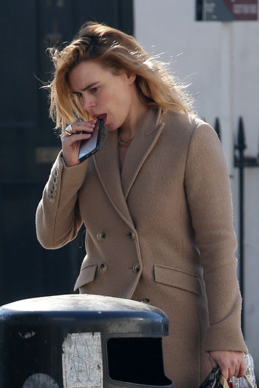 BILLIE PIPER Out and About in London 02/26/2019