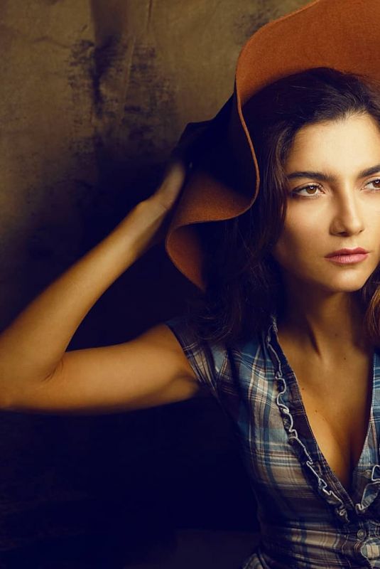 BLANCA BLANCO on the Set of a Photoshoot, February 2019