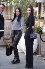 BRIE and NIKKI BELLA Out in Beverly Hills 02/20/2019