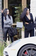 BRIE and NIKKI BELLA Out in Beverly Hills 02/20/2019