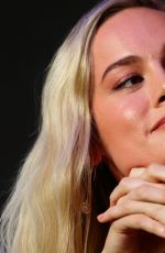 BRIE LARSON at Captain Marvel Press Conference in Singapore 02/14/2019