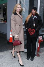 CAITLIN FITZGERALD Arrives at Build Series in New York 02/01/2019