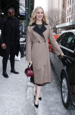 CAITLIN FITZGERALD Arrives at Build Series in New York 02/01/2019
