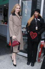 CAITLIN FITZGERALD Arrives at Build Series in New York 02/01/2019