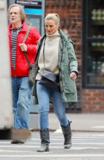 CAMERON DIAZ Out and About in New York 02/15/2019