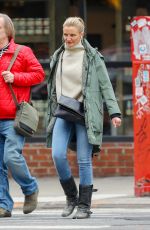 CAMERON DIAZ Out and About in New York 02/15/2019