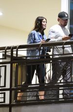 CAMILA MORRONE and Leonardo DiCaprio Out for Dinner in West Hollywood 02/07/2019