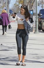 CAMILA MORRONE in Leggings Heading Pilates Class in Los Angeles 02/26/2019