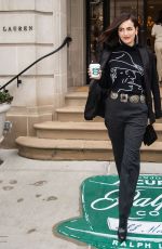 CAMILLA BELLE Leaves Ralph Lauren Fashion Show in New York 02/07/2019