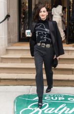 CAMILLA BELLE Leaves Ralph Lauren Fashion Show in New York 02/07/2019
