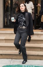 CAMILLA BELLE Leaves Ralph Lauren Fashion Show in New York 02/07/2019