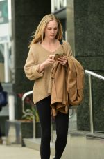 CANDICE ACCOLA Out for Lunch at Joan