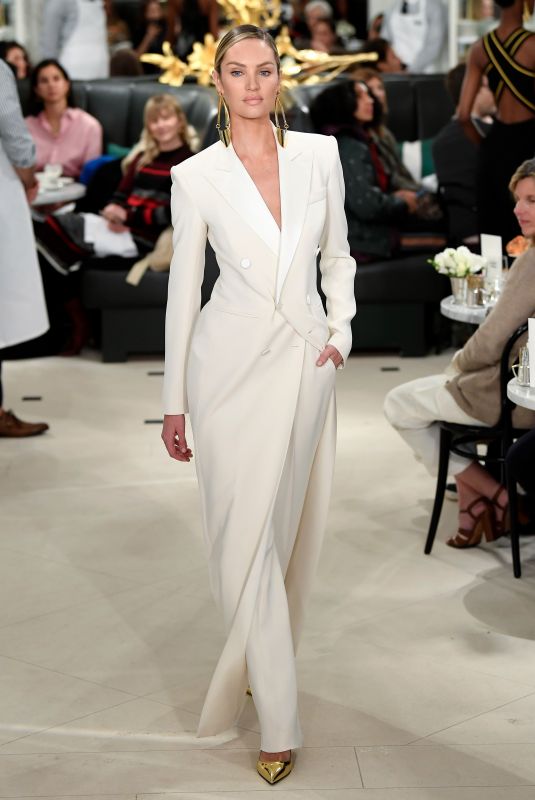 CANDICE SWANEPOEL at Ralph Lauren Runway Show in New York 02/07/2019
