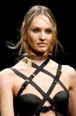 CANDICE SWANEPOEL at Versace Runway Show at Milan Fashion Week 02/22/2019