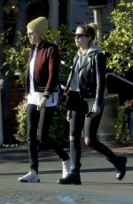 CARA DELEVINGNE and ASHLEY BENSON at Fred Segal in West Hollywood 02/06/2019