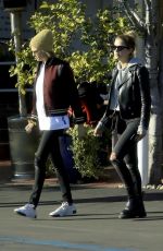 CARA DELEVINGNE and ASHLEY BENSON at Fred Segal in West Hollywood 02/06/2019