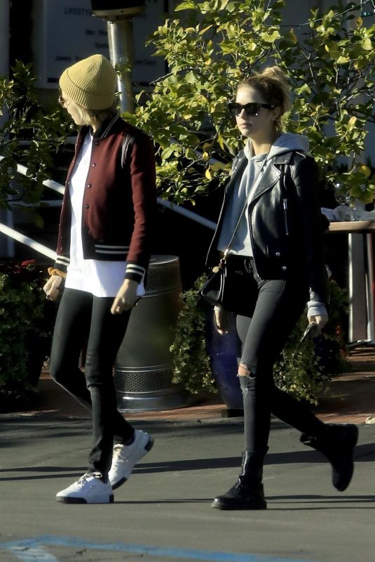 CARA DELEVINGNE and ASHLEY BENSON at Fred Segal in West Hollywood 02/06/2019
