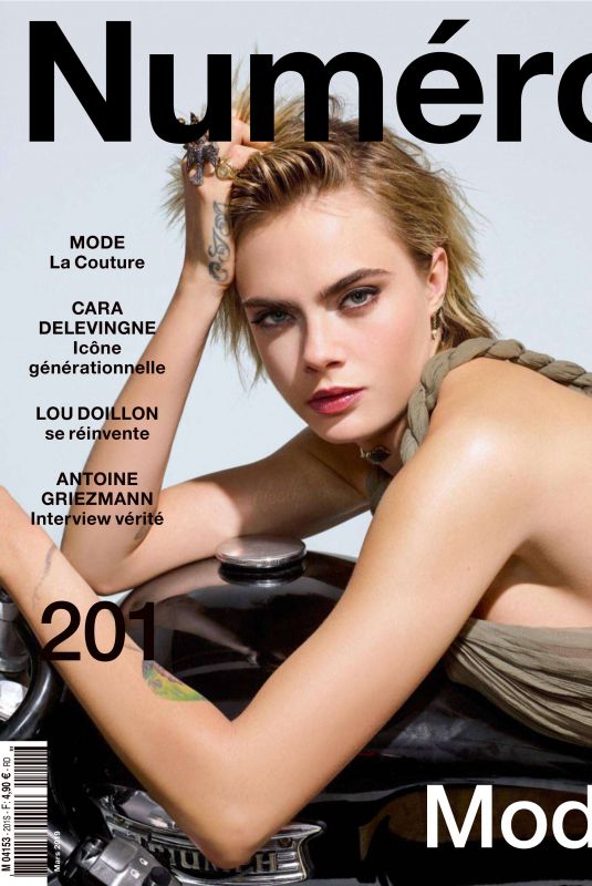 CARA DELEVINGNE in Numero Magazine, March 2019