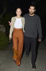CARA SANTANA and Jesse Metcalfe Out in Los Angeles 02/05/2019