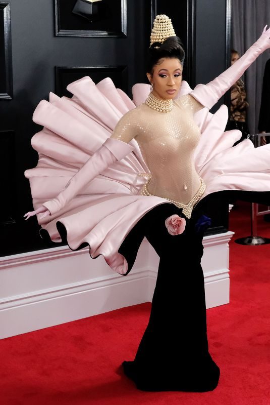 CARDI B at 61st Annual Grammy Awards in Los Angeles 02/10/2019