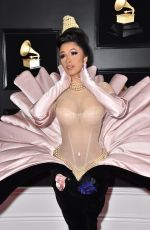 CARDI B at 61st Annual Grammy Awards in Los Angeles 02/10/2019