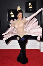 CARDI B at 61st Annual Grammy Awards in Los Angeles 02/10/2019