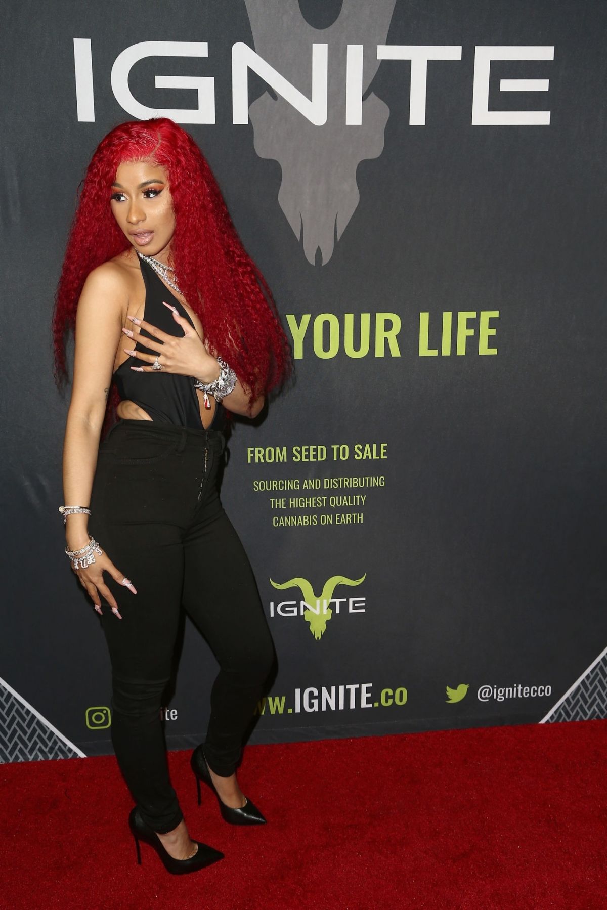 CARDI B at Ignite Angels and Devils Pre-valentine's Day ...