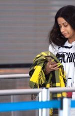 CARDI B at JFK Airport in New York 01/31/2019