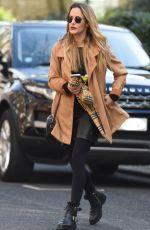CAROLINE FLACK Gets a Parking Ticket in London 02/19/2019