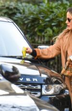CAROLINE FLACK Gets a Parking Ticket in London 02/19/2019