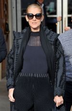 CELINE DION Leaves Her Hotel in Paris 02/01/2019