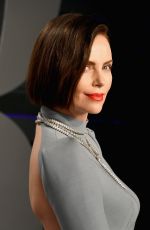CHARLIZE THERON at Vanity Fair Oscar Party in Beverly Hills 02/24/2019