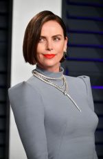 CHARLIZE THERON at Vanity Fair Oscar Party in Beverly Hills 02/24/2019