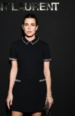 CHARLOTTE CASIRAGHI at Saint Laurent Show at Paris Fashion Week 02/26/2019