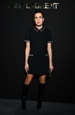 CHARLOTTE CASIRAGHI at Saint Laurent Show at Paris Fashion Week 02/26/2019