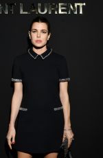 CHARLOTTE CASIRAGHI at Saint Laurent Show at Paris Fashion Week 02/26/2019