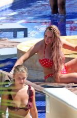 CHARLOTTE CROSBY in Bikini on Vacation in Mexico 02/15/2019