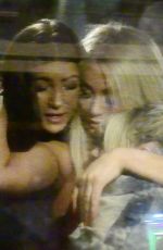 CHLOE FERRY and BETHAN KERSHAW Getting Intimate on a Taxi in Newcastle 01/29/2019