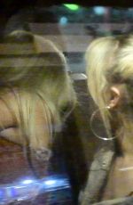 CHLOE FERRY and BETHAN KERSHAW Getting Intimate on a Taxi in Newcastle 01/29/2019