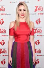 CHLOE LUKASIAK at Aha Go Red for Women Red Dress Collection 2019 in New York 02/07/2019