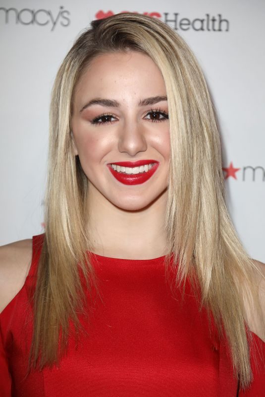 CHLOE LUKASIAK at Aha Go Red for Women Red Dress Collection 2019 in New York 02/07/2019